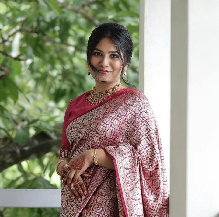 Seraglio Wine Soft Silk Saree With Murmurous Blouse Piece