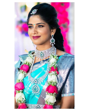 Marvellous Firozi Soft Banarasi Silk Saree With Unique Blouse Piece