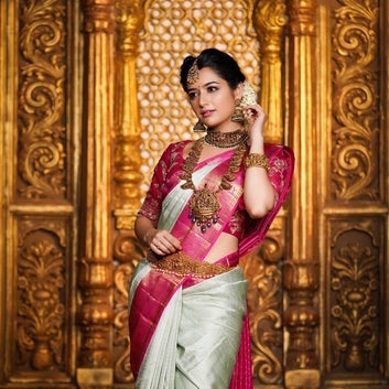 Luxuriant Sea Green Soft Banarasi Silk Saree With Two Smashing Blouse